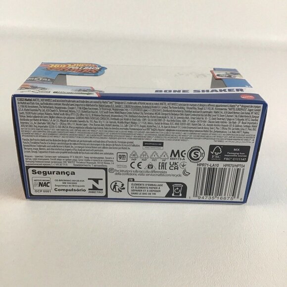 Hot Wheels Pull Back Speeders Bone Shaker Die Cast 1:43 Vehicle New Mattel - Picture 6 of 6